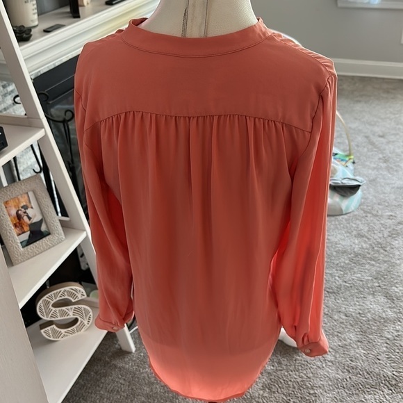 Loft - Salmon Color Blouse - Picture 4 of 4